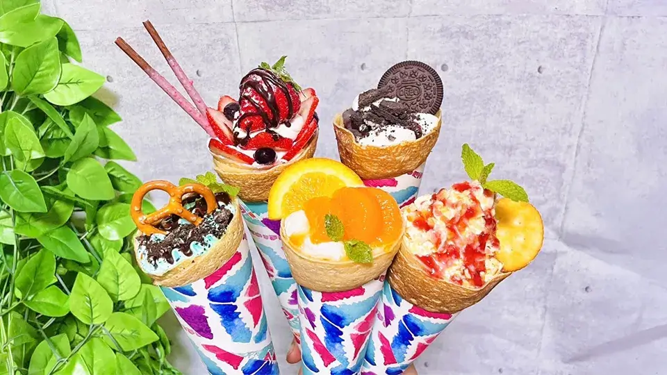 オートミールと豆乳のクレープ-ライオンパーラー